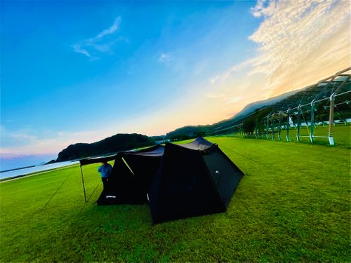 初めてのキャンプ場?でおじうさ+○○キャン△ in 阿川ほうせんぐり海浜公園 〜 CAMP NO.149 阿川ほうせんぐり海浜公園 ソロキャンプ ファミリーキャンプ フリーサイト おじキャン△さんのキャンプブログ CAMPiii(キャンピー) -キャンプ専用SNS キャンプのすべてがここに集まる-