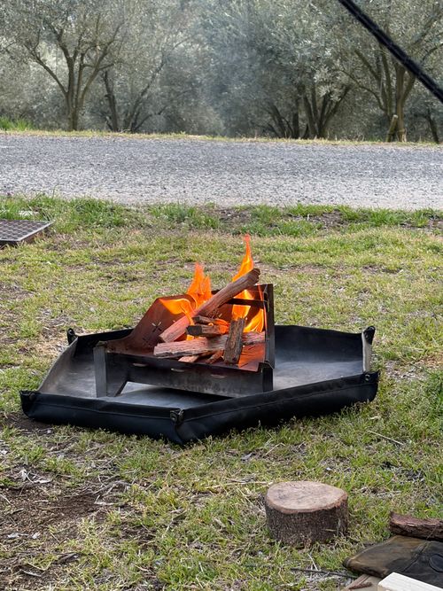 オリーブ畑で オキオリーブ ガーデン ソロキャンプ 区画サイト ゆうさんさんのキャンプブログ CAMPiii（キャンピー） -キャンプ専用SNS キャンプのすべてがここに集まる-