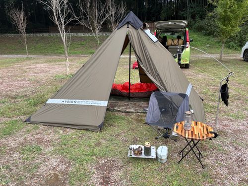 スーツケースキャンプ…どこでも行けるための練習をしよう! 長瀞キャンプヴィレッジ ソロキャンプ 区画サイト ぷりんさんのキャンプブログ CAMPiii(キャンピー) -キャンプ専用SNS キャンプのすべてがここに集まる-
