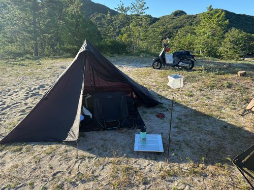 CAMPiii（キャンピー） てぃーえむキャンプさんのキャンプブログ 父親と原付で淡路1周ツーリングキャンプ 