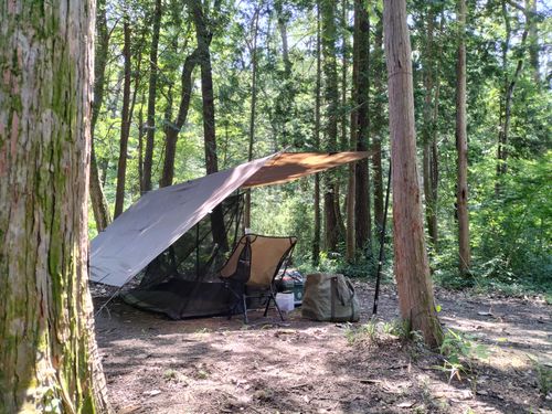 CAMPiii（キャンピー） ぼっちオヤジさんのキャンプブログ ７月キャンプ⛺️スタート😁 月川荘キャンプ場 林間サイト