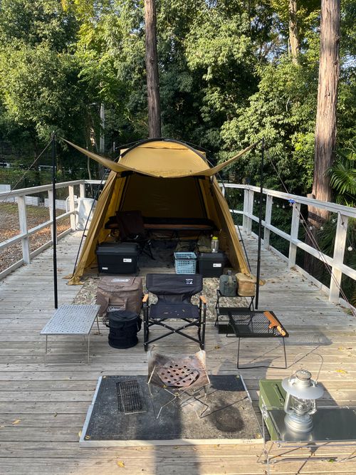 東京ソロキャンプ CalmbaseTOKYO ソロキャンプ 区画サイト alex04tbさんのキャンプブログ CAMPiii（キャンピー） -キャンプ専用SNS キャンプのすべてがここに集まる-