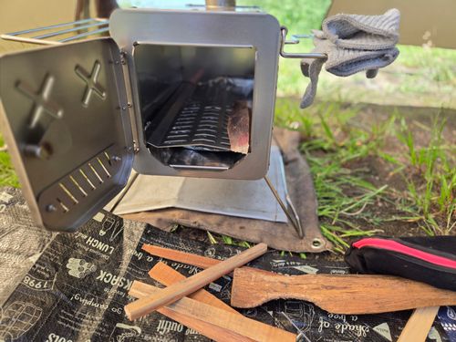 薪ストーブ焼き入れデイキャンプ(※終盤画像閲覧注意) 渡良瀬川河川敷 青少年ひろば ソロキャンプ フリーサイト やんさんのキャンプブログ CAMPiii（キャンピー） -キャンプ専用SNS キャンプのすべてがここに集まる-