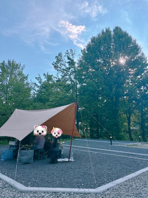 猛暑日を楽しもう🔥真夏の女子ソログル 霊山こどもの村キャンプ場 Oniyomeさんのキャンプブログ CAMPiii(キャンピー) -キャンプ専用SNS キャンプのすべてがここに集まる-