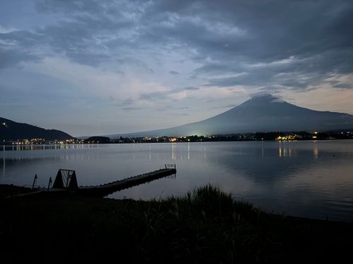 河口湖越しに富士山を臨む、はずが? 夢見る河口湖 コテージ戸沢センター ソロキャンプ 区画サイト オートサイト marpyさんのキャンプブログ CAMPiii(キャンピー) -キャンプ専用SNS キャンプのすべてがここに集まる-