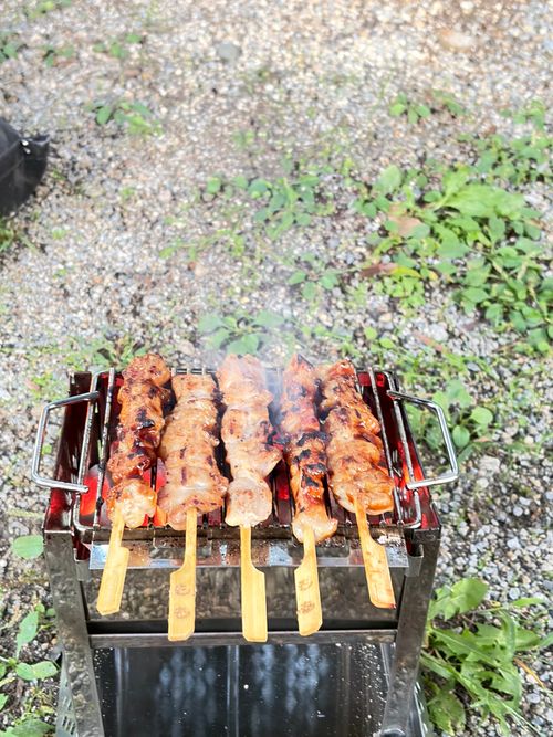 焼き鳥とおでん 健康ふれあいの里 ・オートキャンプ場 ソロキャンプ オートサイト ゆうさんさんのキャンプブログ CAMPiii（キャンピー） -キャンプ専用SNS キャンプのすべてがここに集まる-
