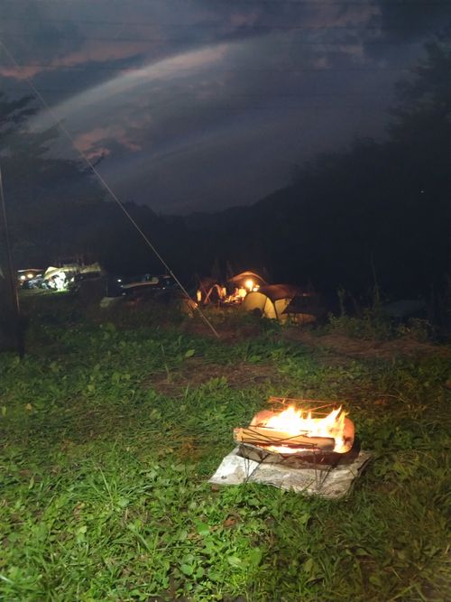 第二弾県外へ 秋キャンプ⛺️ 子安温泉 ファミリーキャンプ 区画サイト オートサイト セツさんのキャンプブログ CAMPiii(キャンピー) -キャンプ専用SNS キャンプのすべてがここに集まる-