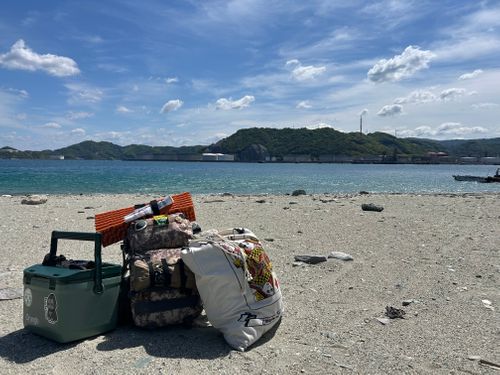 山の次は海　無人島キャンプ 地ノ島 キャンプ場兼イベントフィールド ソロキャンプ グループキャンプ フリーサイト △kuuga△さんのキャンプブログ CAMPiii（キャンピー） -キャンプ専用SNS キャンプのすべてがここに集まる-