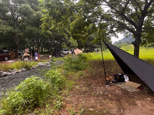 いつもの河原で中華鍋の練習…💦 中津川 ソロキャンプ 441campさんのキャンプブログ CAMPiii（キャンピー） -キャンプ専用SNS キャンプのすべてがここに集まる-