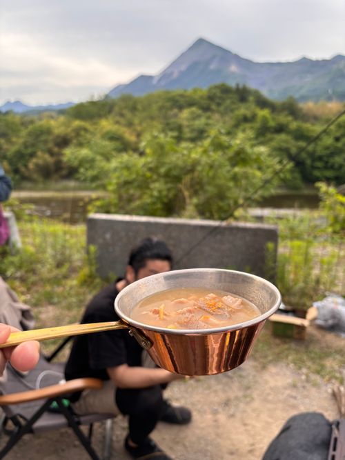 満月の武甲山🌝20人のCAMPiiiメンバーと過ごした贅沢なキャンプナイト☆。.:＊・゜ ともえ川Park グループキャンプ Jimko☆さんのキャンプブログ CAMPiii（キャンピー） -キャンプ専用SNS キャンプのすべてがここに集まる-