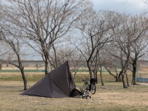 ママチャリ漕いで&hellip;気軽な休日♪ 郷土の森公園バーベキュー場 ソロキャンプ フリーサイト 好々爺🇯🇵さんのキャンプブログ CAMPiii（キャンピー） -キャンプ専用SNS キャンプのすべてがここに集まる-