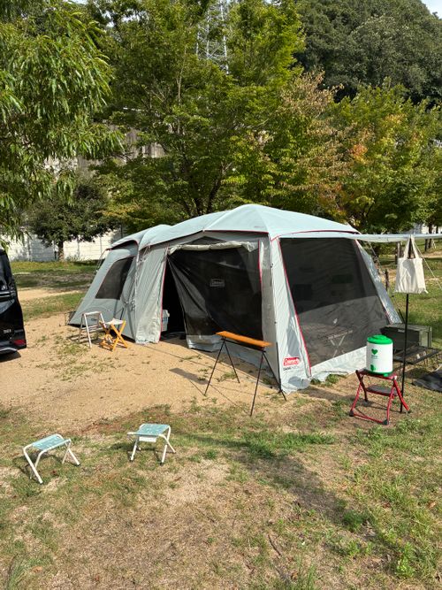 2026年11回目、恒例の川遊びキャン🛶 江の川カヌー公園さくぎ ファミリーキャンプ 区画サイト オートサイト わいげさんのキャンプブログ CAMPiii（キャンピー） -キャンプ専用SNS キャンプのすべてがここに集まる-