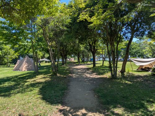 新天地　たくせん園地 たくせん園地(バーベキュー場&キャンプ場） ソロキャンプ フリーサイト geenさんのキャンプブログ CAMPiii（キャンピー） -キャンプ専用SNS キャンプのすべてがここに集まる-