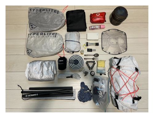 3シーズンバックパック内容品 大口駅 ソロキャンプ 区画サイト ENJOY THE OUTDOORSさんのキャンプブログ CAMPiii(キャンピー) -キャンプ専用SNS キャンプのすべてがここに集まる-