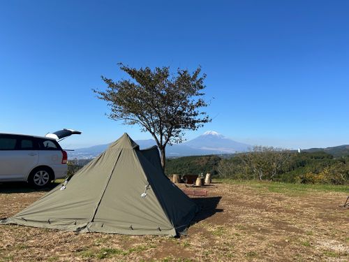 富士山🗻愛でつつ、ソロキャン満喫 negura campground ソロキャンプ フリーサイト Genさんのキャンプブログ CAMPiii（キャンピー） -キャンプ専用SNS キャンプのすべてがここに集まる-