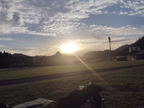 ようやく晴れました グリーンバレー神室キャンプ場 ソロキャンプ フリーサイト しずさんのキャンプブログ CAMPiii（キャンピー） -キャンプ専用SNS キャンプのすべてがここに集まる-
