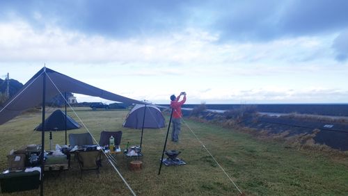 会社の仲間とグルキャン 糸島ピクニックビレッジ オートキャンプ場 グループキャンプ 区画サイト スローライフに憧れるさんのキャンプブログ CAMPiii（キャンピー） -キャンプ専用SNS キャンプのすべてがここに集まる-