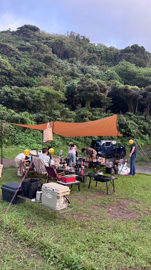初のグルキャン🏕 島の小さなキャンプ場 toto・ん・トコ グループキャンプ はるかさんのキャンプブログ CAMPiii(キャンピー) -キャンプ専用SNS キャンプのすべてがここに集まる-