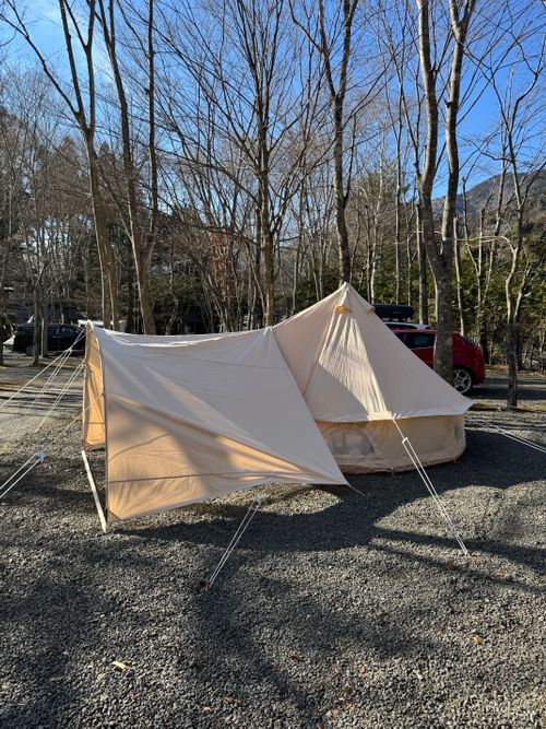 2025年の最後も年越キャンプ オートキャンプせせらぎ グループキャンプ ソロキャンプ 区画サイト xiongmaoさんのキャンプブログ CAMPiii（キャンピー） -キャンプ専用SNS キャンプのすべてがここに集まる-