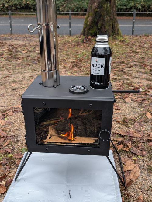 火入れの儀式(^^) 岩倉ファームパークキャンプ場 ソロキャンプ フリーサイト ともっちさんのキャンプブログ CAMPiii（キャンピー） -キャンプ専用SNS キャンプのすべてがここに集まる-