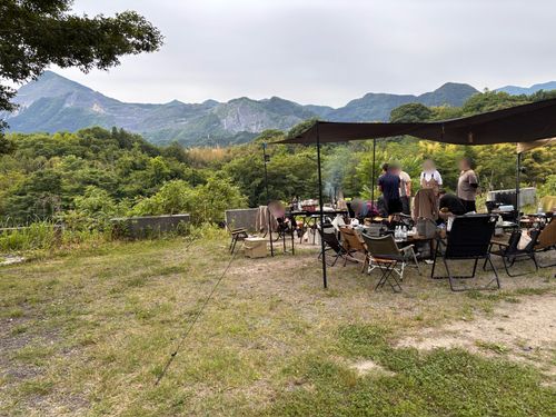 満月の武甲山🌝20人のCAMPiiiメンバーと過ごした贅沢なキャンプナイト☆。.:＊・゜ ともえ川Park グループキャンプ Jimko☆さんのキャンプブログ CAMPiii（キャンピー） -キャンプ専用SNS キャンプのすべてがここに集まる-