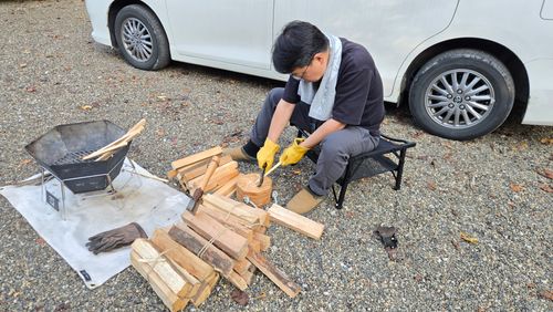 六芒星スタイル キャンプガーデン印西 グループキャンプ 区画サイト ke-nさんのキャンプブログ CAMPiii（キャンピー） -キャンプ専用SNS キャンプのすべてがここに集まる-