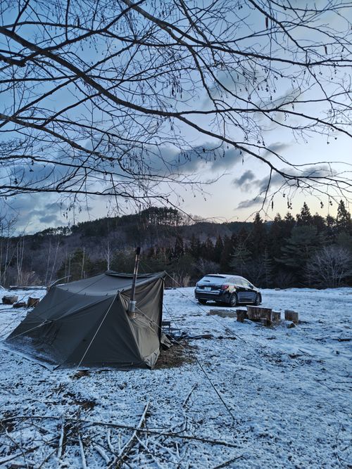 2026初キャンプ かんたファームワイルドキャンプ場 ソロキャンプ フリーサイト オートサイト けい＠福島県さんのキャンプブログ CAMPiii（キャンピー） -キャンプ専用SNS キャンプのすべてがここに集まる-