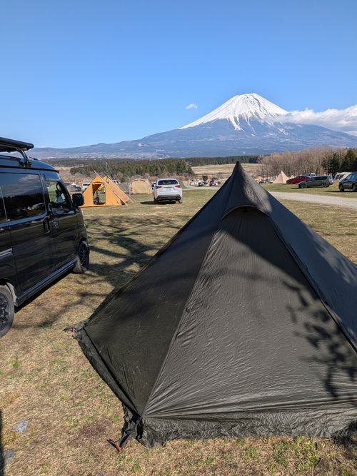 久々のふもとっぱら ふもとっぱらキャンプ場 ソロキャンプ グループキャンプ フリーサイト オートサイト IZUIZUさんのキャンプブログ CAMPiii（キャンピー） -キャンプ専用SNS キャンプのすべてがここに集まる-