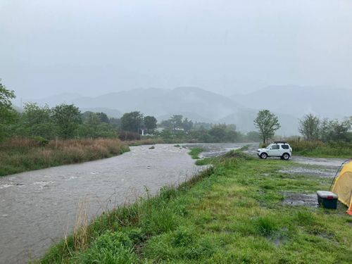 ビーチde軍幕デーキャンプ⇛高尾山 平塚八景 平塚砂丘夕映え ソロキャンプ フリーサイト ウエィダーさんのキャンプブログ CAMPiii（キャンピー） -キャンプ専用SNS キャンプのすべてがここに集まる-