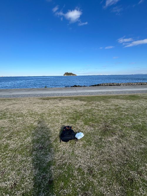 タープ忘れのチェアリング うみかぜ公園 ソロキャンプ フリーサイト Genさんのキャンプブログ CAMPiii（キャンピー） -キャンプ専用SNS キャンプのすべてがここに集まる-