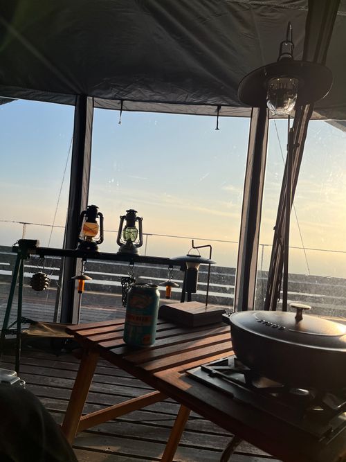 南伊豆夕日ヶ丘キャンプ場で✨✨✨✨念願のプレミアムデッキサイト満喫✨✨✨✨ 南伊豆夕日ヶ丘キャンプ場 ファミリーキャンプ 区画サイト Izumiさんのキャンプブログ CAMPiii（キャンピー） -キャンプ専用SNS キャンプのすべてがここに集まる-