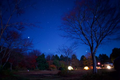 星空と寒さを楽しむ晩秋キャンプ 北房もみじ公園キャンプ場 ソロキャンプ フリーサイト yoshiさんのキャンプブログ CAMPiii（キャンピー） -キャンプ専用SNS キャンプのすべてがここに集まる-