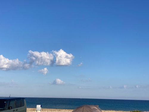 今回も遅めのチェックイン🫢 島根県立石見海浜公園オートキャンプ場 masaさんのキャンプブログ CAMPiii（キャンピー） -キャンプ専用SNS キャンプのすべてがここに集まる-