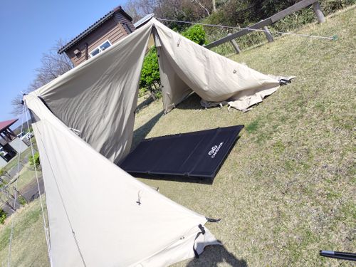 暴風キャンプ 和島オートキャンプ場 ファミリーキャンプ 区画サイト オートサイト セツさんのキャンプブログ CAMPiii（キャンピー） -キャンプ専用SNS キャンプのすべてがここに集まる-