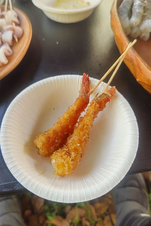 104回目のキャンプは海辺で揚げ物だった 大浦崎公園キャンプ場 グループキャンプ フリーサイト サイババ-SBBcampさんのキャンプブログ CAMPiii（キャンピー） -キャンプ専用SNS キャンプのすべてがここに集まる-