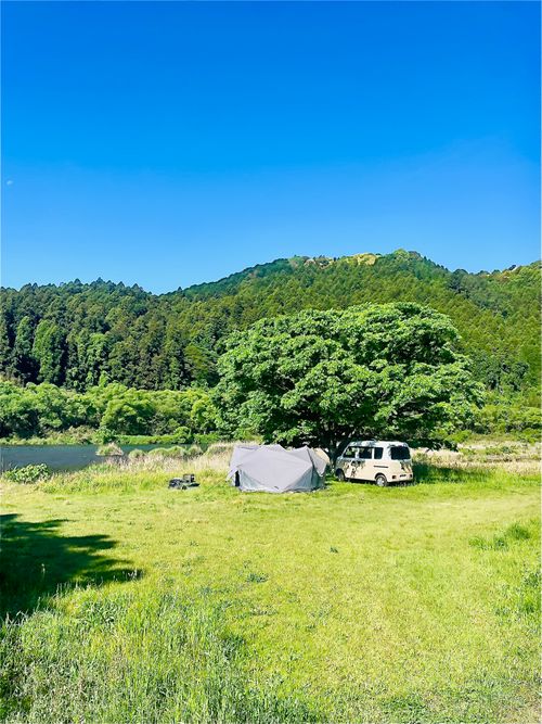 のんびりマッタリ&hellip;GW明け連泊おじうさキャン△ in 阿武川河川公園キャンプ場 〜 CAMP NO.190 阿武川河川公園 ソロキャンプ ファミリーキャンプ フリーサイト おじキャン△さんのキャンプブログ CAMPiii（キャンピー） -キャンプ専用SNS キャンプのすべてがここに集まる-