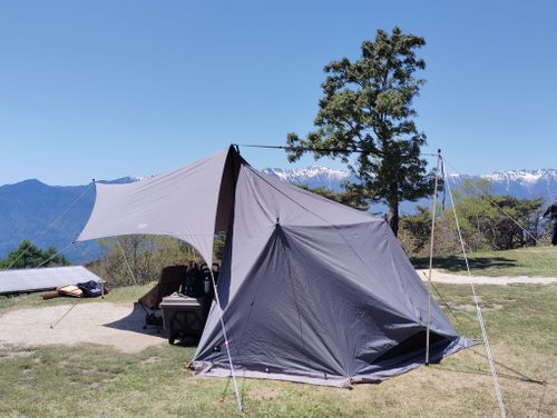 快晴キャンプ 陣馬形山キャンプ場 グループキャンプ フリーサイト しずさんのキャンプブログ CAMPiii（キャンピー） -キャンプ専用SNS キャンプのすべてがここに集まる-