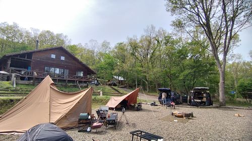 玉ねぎ王に、オレはなる！ CAMP&times;WOODS グループキャンプ 区画サイト スローライフに憧れるさんのキャンプブログ CAMPiii（キャンピー） -キャンプ専用SNS キャンプのすべてがここに集まる-