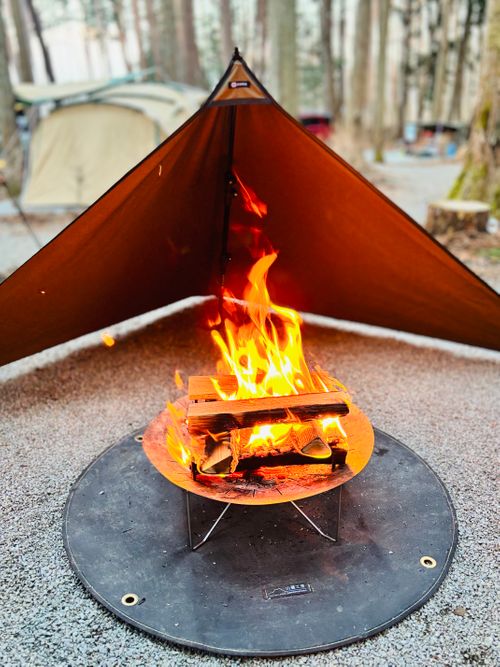 №75 オートキャンプFUJICHU ソロキャンプ 区画サイト 1711_Campさんのキャンプブログ CAMPiii（キャンピー） -キャンプ専用SNS キャンプのすべてがここに集まる-