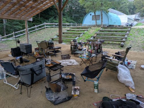 AIに負けてたまるか猪苗代編 江湖村キャンプ場 グループキャンプ フリーサイト hachi329さんのキャンプブログ CAMPiii（キャンピー） -キャンプ専用SNS キャンプのすべてがここに集まる-
