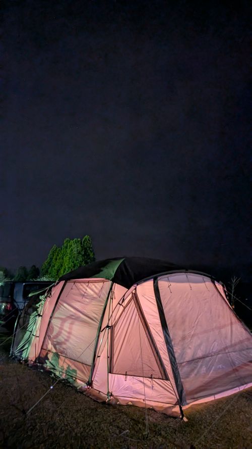 春の熊本でお花見ファミグル🌸🏕️🌸 ゆのまえグリーンパレス ファミリーキャンプ グループキャンプ 区画サイト オートサイト ヒゲキャンさんのキャンプブログ CAMPiii（キャンピー） -キャンプ専用SNS キャンプのすべてがここに集まる-