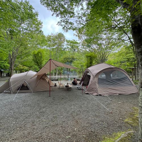 G.Wはいつものところで オートキャンプせせらぎ グループキャンプ 区画サイト xiongmaoさんのキャンプブログ CAMPiii（キャンピー） -キャンプ専用SNS キャンプのすべてがここに集まる-