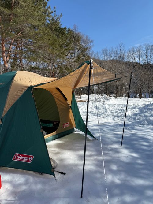 雪中キャンのおすすめ さくら街道みぼろ湖畔オートキャンプサイト ソロキャンプ 区画サイト シルバーズさんのキャンプブログ CAMPiii（キャンピー） -キャンプ専用SNS キャンプのすべてがここに集まる-