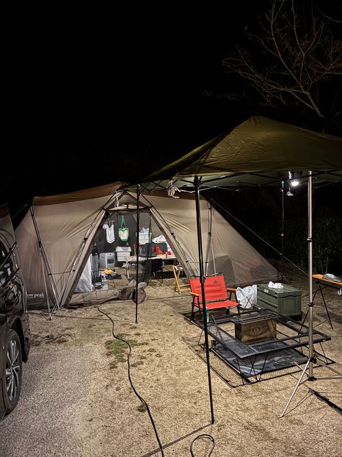 2026年4回目、桜開花直前キャン🌸 憩いの森公園 ファミリーキャンプ 区画サイト オートサイト わいげさんのキャンプブログ CAMPiii（キャンピー） -キャンプ専用SNS キャンプのすべてがここに集まる-