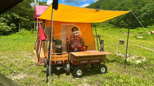 僕らの夏休み🌻Part1 キャンプグランド・ベアーベル グループキャンプ オートサイト すずさんのキャンプブログ CAMPiii（キャンピー） -キャンプ専用SNS キャンプのすべてがここに集まる-