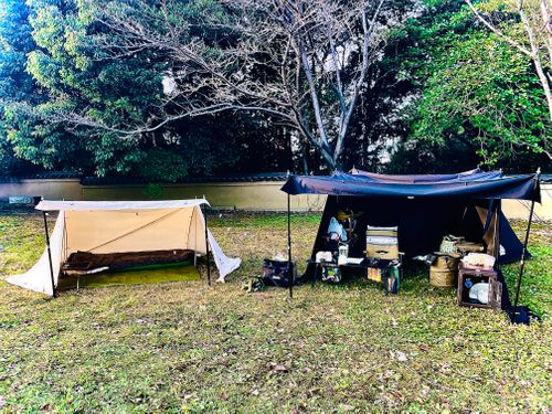 2025-2026 最初で最期の城跡エリア年越グルキャン△ in 下関市串崎城跡 〜 CAMP NO.169 関見台公園 ソロキャンプ ファミリーキャンプ グループキャンプ 区画サイト おじキャン△さんのキャンプブログ CAMPiii（キャンピー） -キャンプ専用SNS キャンプのすべてがここに集まる-