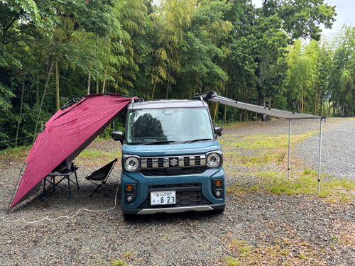 雨雨雨の伊東 ソロキャンプ 区画サイト オートサイト marpyさんのキャンプブログ CAMPiii（キャンピー） -キャンプ専用SNS キャンプのすべてがここに集まる-