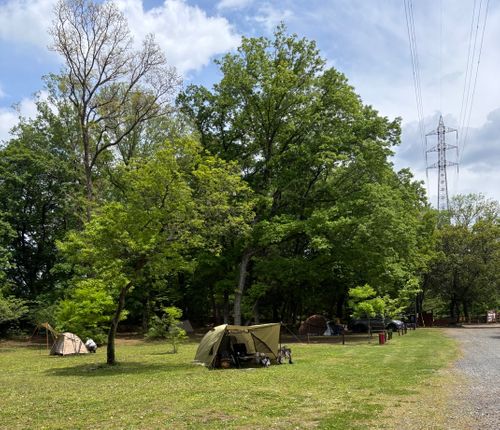 ４月キャンプ⛺️ 智光山公園 キャンプ場 ソロキャンプ フリーサイト boorishcamperさんのキャンプブログ CAMPiii（キャンピー） -キャンプ専用SNS キャンプのすべてがここに集まる-