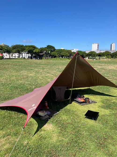 海の日DAYキャン うみかぜ公園 ソロキャンプ フリーサイト Genさんのキャンプブログ CAMPiii(キャンピー) -キャンプ専用SNS キャンプのすべてがここに集まる-