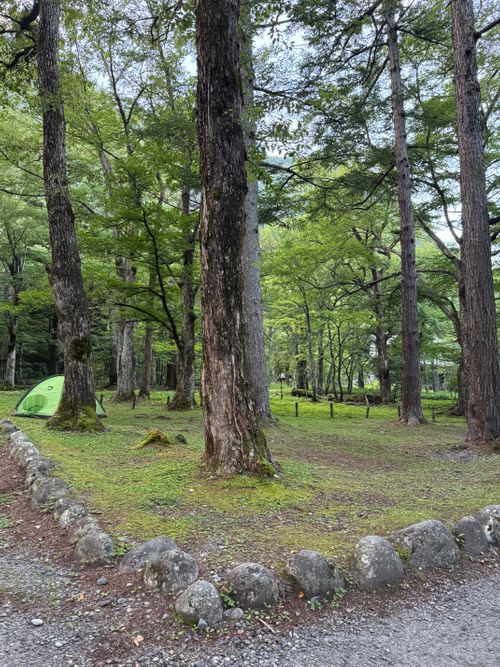 今年も上高地へ 上高地森のリゾート小梨 グループキャンプ フリーサイト atelierさんのキャンプブログ CAMPiii(キャンピー) -キャンプ専用SNS キャンプのすべてがここに集まる-
